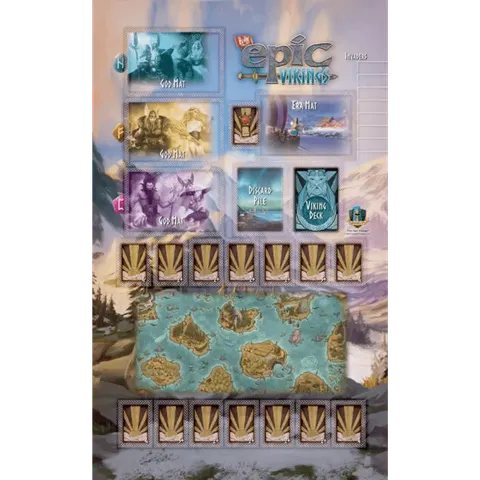 Tiny Epic Vikings: Game mat