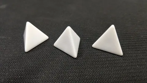 Czysta kostka k4 biała (21mm)