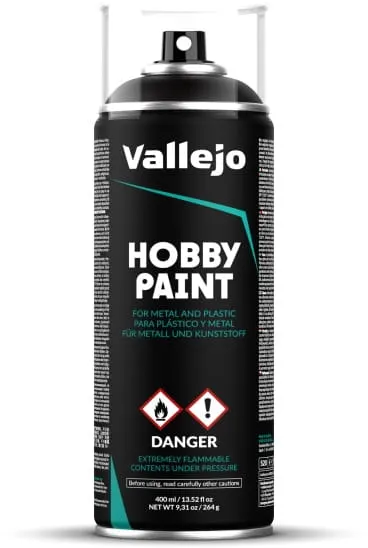 Vallejo: 400ml Spray - Black