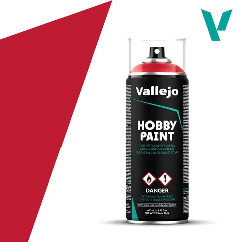 Vallejo: 400ml Spray - Bloody Red