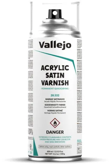 Vallejo: 400ml Spray - Acrylic Satin Varnish