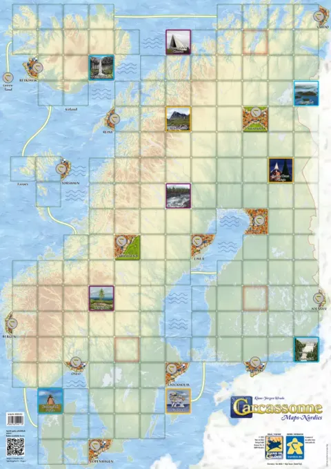 Carcassonne: Mapa Skandynawii (2. edycja)