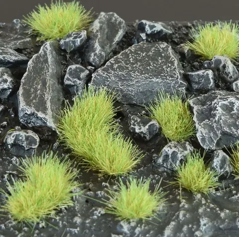 Gamer's Grass: tufts - Light Green Wild (6 mm)