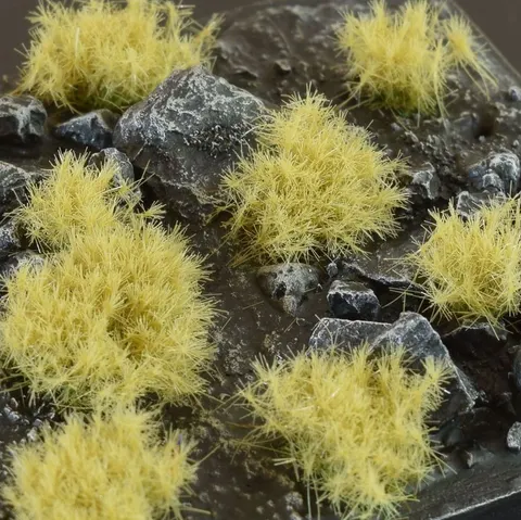 Gamer's Grass: tufts - Dense Beige Wild (6 mm)