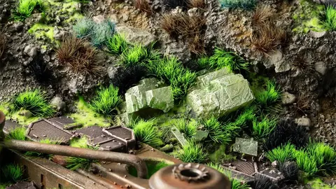 Gamer's Grass: tufts - Alien Toxic Wild (6 mm)