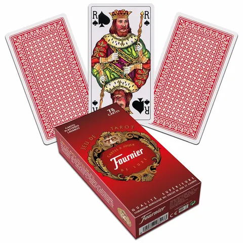 Karty tarot Fournier: Tarot Francuski - niebieski