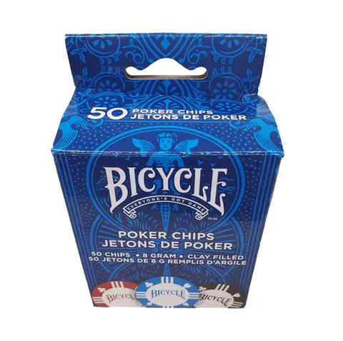 Bicycle: Żetony do pokera 8g (50 sztuk)