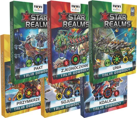 Star Realms: Talia Dowódcy (pakiet 6 dodatków)