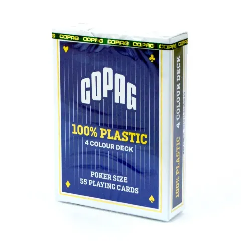 Karty do gry: Copag 4 Colour Poker - niebieskie