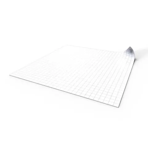 Mata Suchościeralna: 80x80 cm siatka kwadratowa - Biała