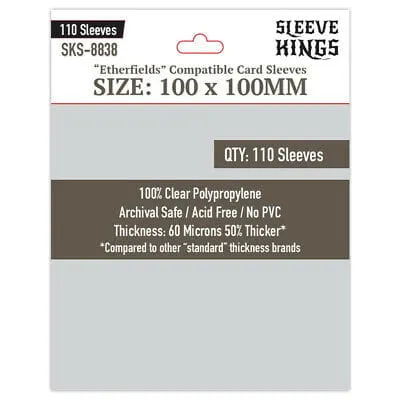 Koszulki na karty Sleeve Kings 100x100 mm 110 sztuk