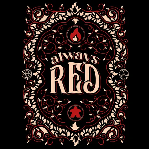 T-shirt: Always Red - damski XL