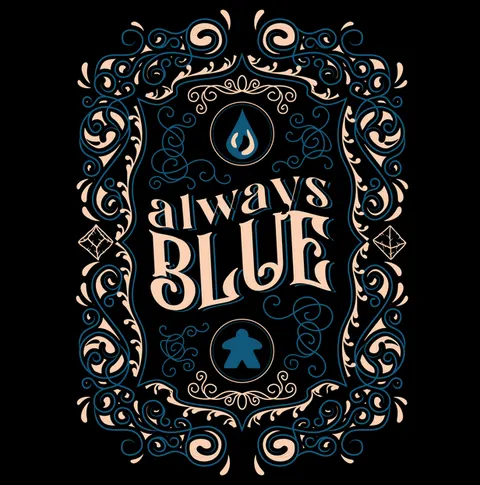 T-shirt: Always Blue - damski S