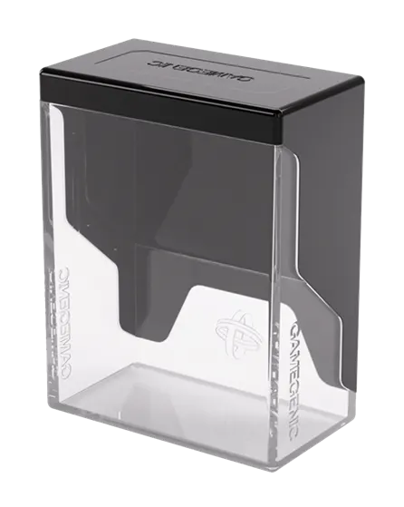 Pudełko na karty Gamegenic: Bastion 50+ - Black/Clear