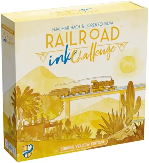 Railroad Ink Challenge - Shining Yellow Edition