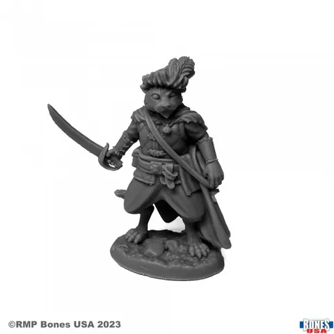 Reaper Miniatures: Gerard - Catfolk Bard