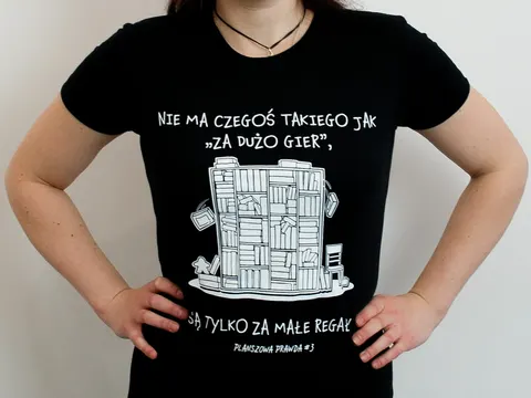 T-shirt: Planszowa prawda #3 - damska XL