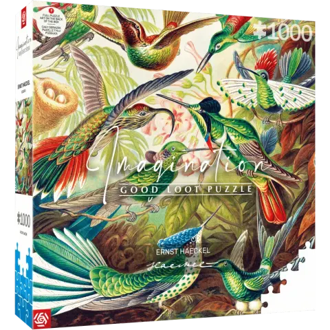 Puzzle 1000 Ernst Haeckel, Kolibry