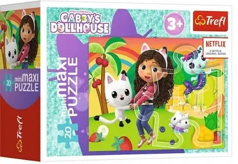 Puzzle 20 miniMaxi - Kolorowy dzień Gabby 3