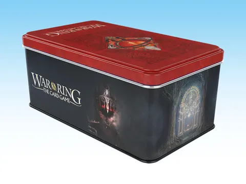 War of the Ring: The Card Game - Card Box and Sleeves (Shadow version)