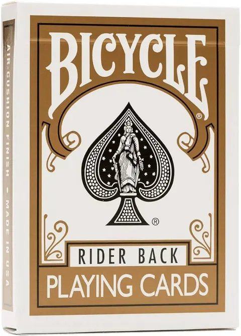 Karty do gry Bicycle: Rider back - gold