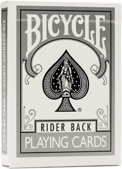 Karty do gry Bicycle: Rider back - silver