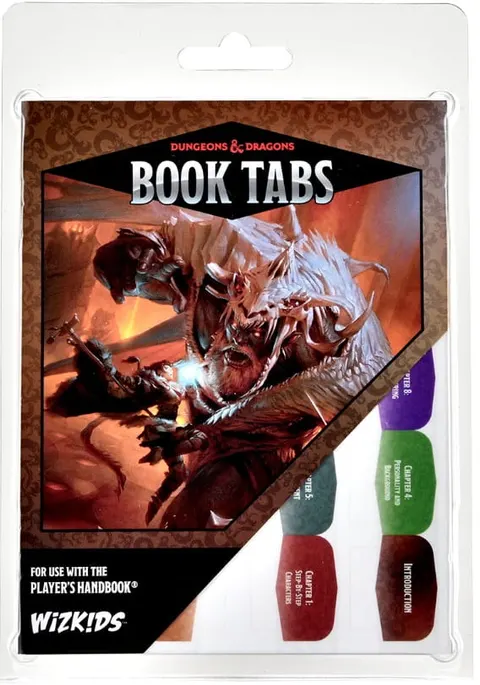 Dungeons & Dragons RPG: Book Tabs - Player’s Handbook
