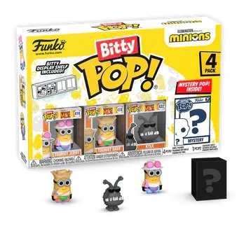 Funko Bitty POP Minions: 4-Pack Tourist Jerry