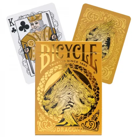 Karty do gry Bicycle: Gold Dragon Back