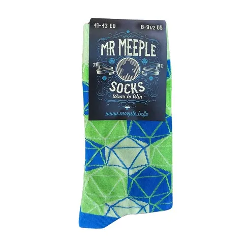 Skarpetki: D20 Green Blue roz. 41-43