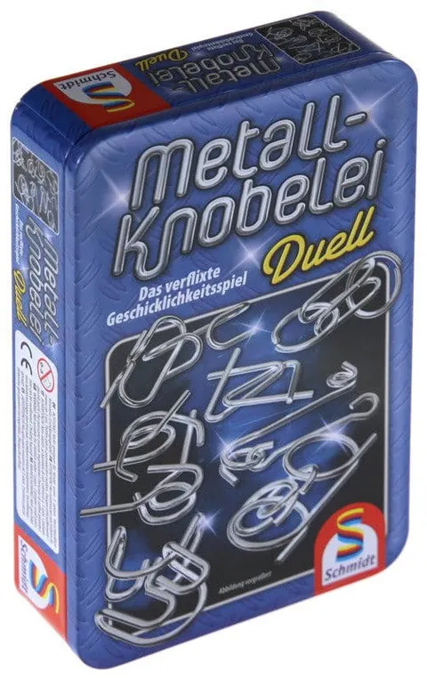 Łamigłówki druciane (w metalowej puszce)