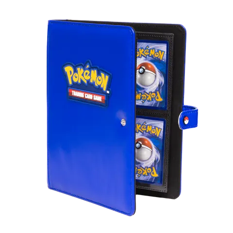 Klaser Ultra-Pro: Pokémon 4-Pocket Premium Snap Binder - Blue