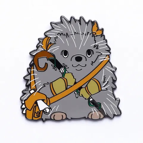 Quest's Reward Fine Art Pins: Luna Greenthorn-Hedgehog Druid