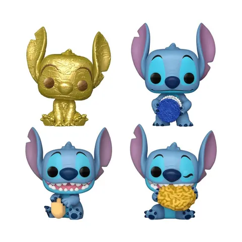 Stitch Holiday 2024 Pocket POP! 4-Pack Stitch Funko Disney Lilo & Stitch