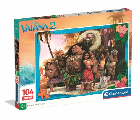 Puzzle 104 Supercolor: Vaiana 2