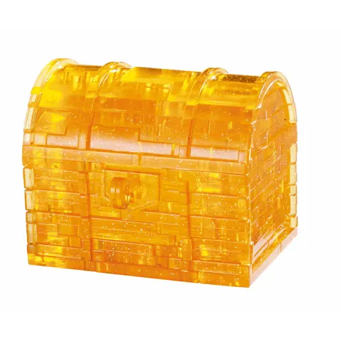 3D Crystal Puzzle 52: Skrzynia skarbów