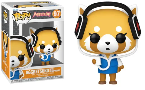 Funko POP Sanrio: Aggretsuko w/headphones