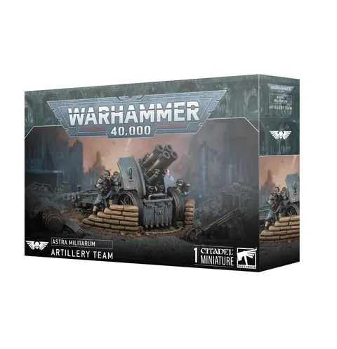 Warhammer 47-78 Astra Militarum KRIEG ARTILLERY TEAM