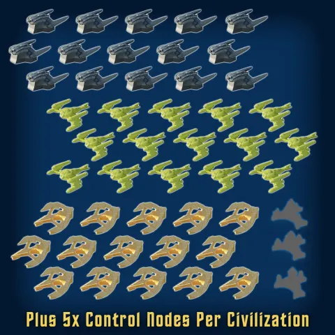 Star Trek Ascendancy: Terran/ Tholian/ Gorn Escalation Packs