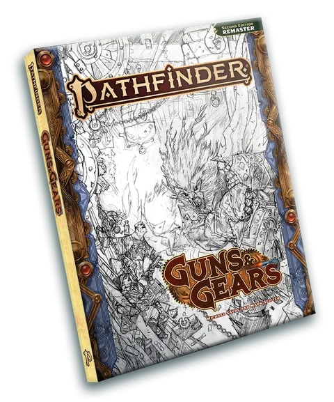 Pathfinder RPG: Guns & Gears (Remastered) Sketch Cover