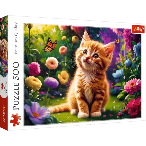 Puzzle 500 Uroczy kotek