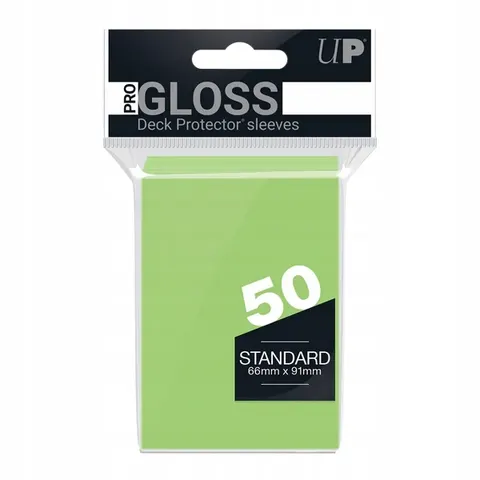 Koszulki na karty Ultra-Pro Pro-Gloss 66x91 mm 50 sztuk (Lime Green)