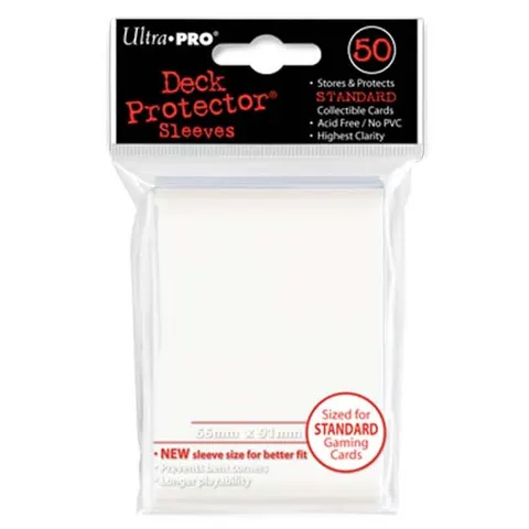 Koszulki na karty Ultra-Pro Pro-Gloss 66x91 mm 50 sztuk (White)