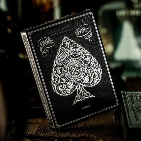 Karty do gry Theory11: Artisan Silver Edition