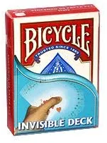 Karty do gry Bicycle: Invisible Deck Red