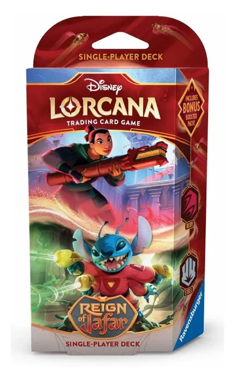 Disney Lorcana TCG: Reign of Jafar - Ruby & Steel Starter Deck