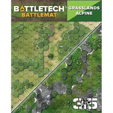 Battletech: Battlemat Grasslands/Alpine