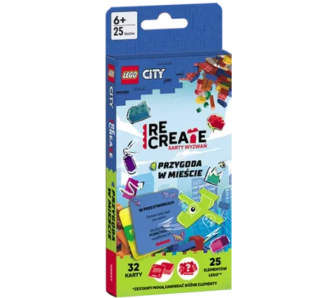 Lego Recreate: Karty Wyzwań - Przygoda w mieście