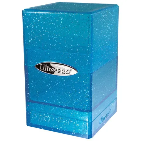 Pudełko na karty Ultra-Pro Satin Tower Glitter Deck Box (Blue)