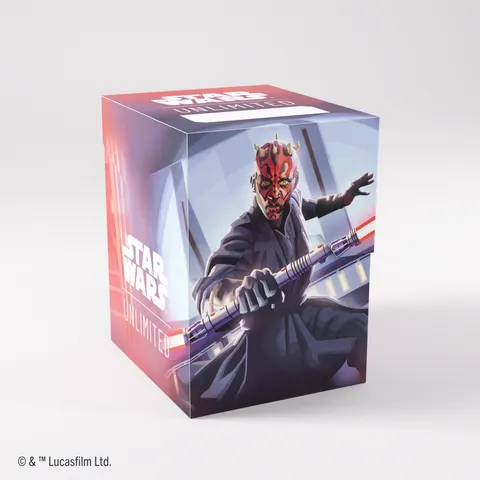 Pudełko na karty Gamegenic Star Wars Unlimited: Soft Crate - Darth Maul